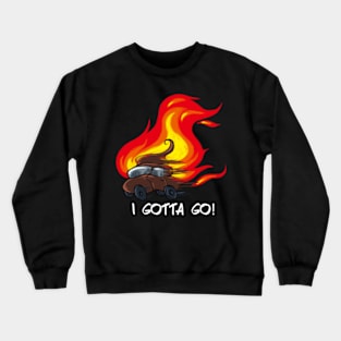 Flaming Carpoo Crewneck Sweatshirt